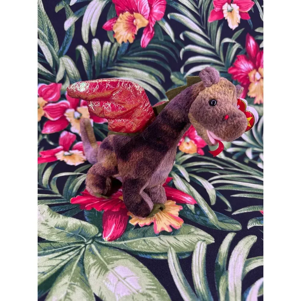 Vintage TY Beanie Baby Scorch The DRAGON Rare Retired